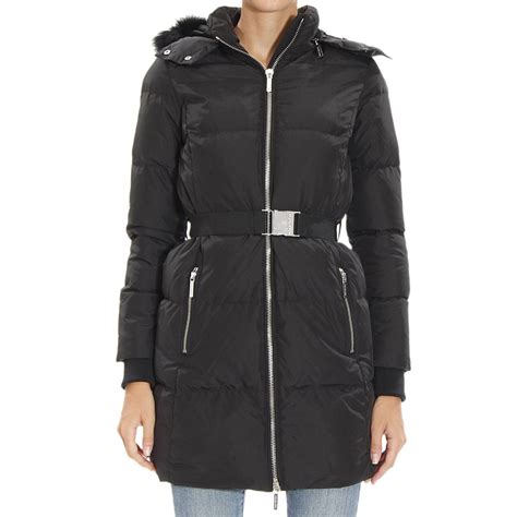 michael kors black diamond jacket|Michael Kors jacket women overcoat.